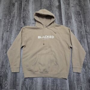 Tan Men's Hoodie by Blacked Los Angeles